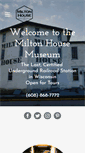 Mobile Screenshot of miltonhouse.org